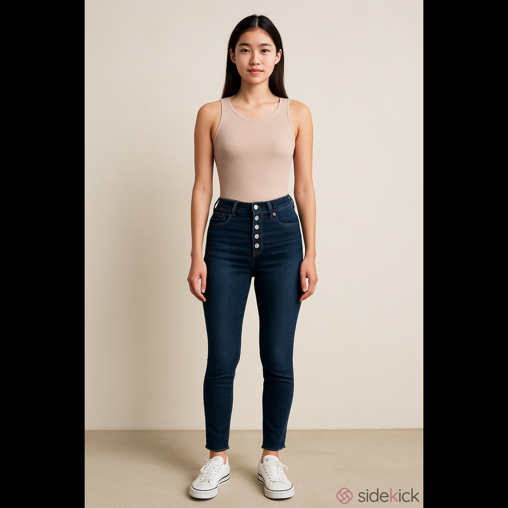 Chaps Midnight Blue Cropped Jeans
